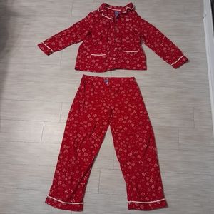 Simply Vera Red PJs with Snowflakes